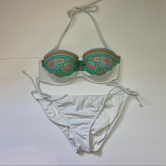 Victoria’s Secret Side Tie White Bikini Set - Picture 3 of 14
